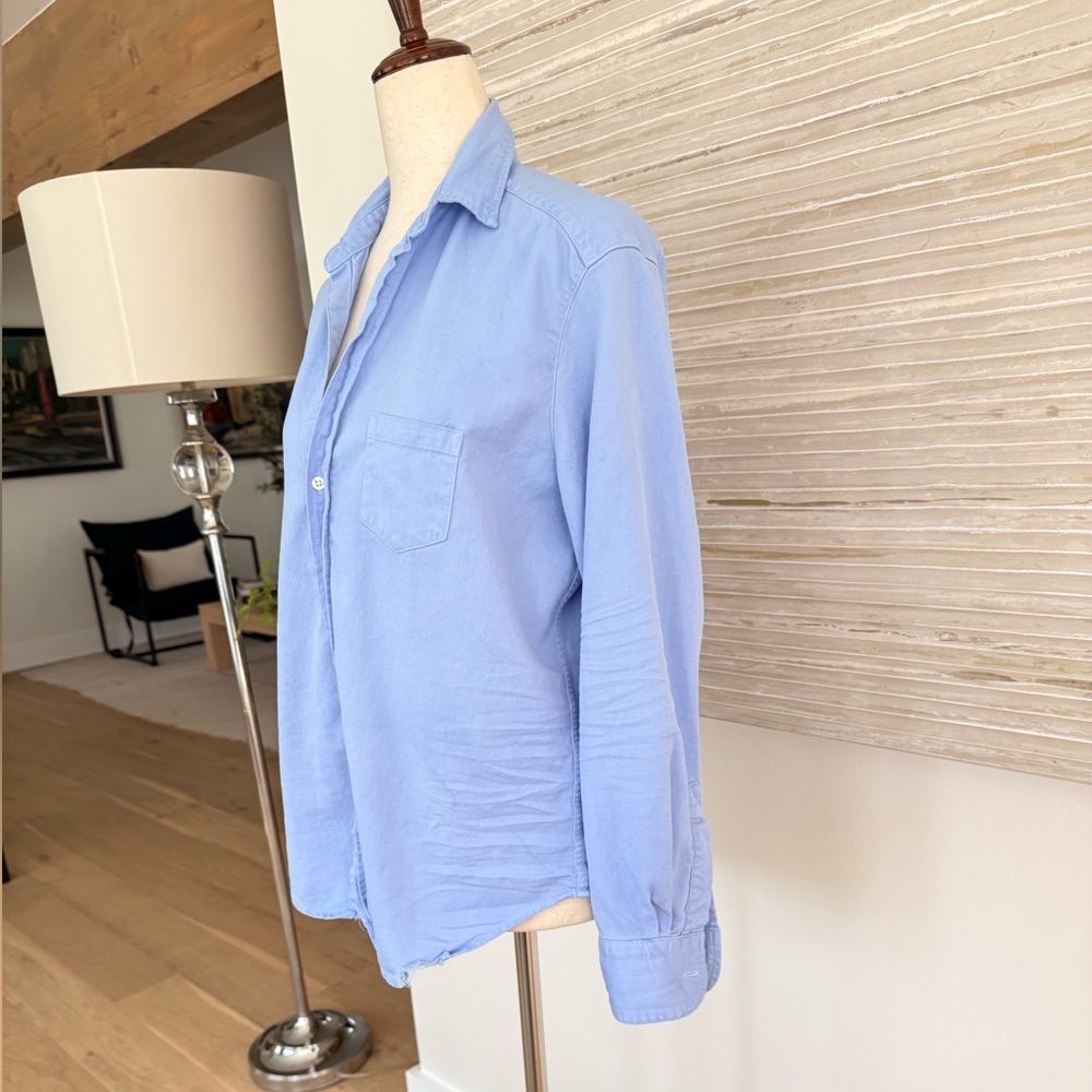 Frank & Eileen blue famous denim Eileen shirt size XS - Picture 3 of 8